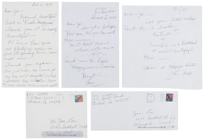 Correspondence from Louise Gypsy Lou" Webb"