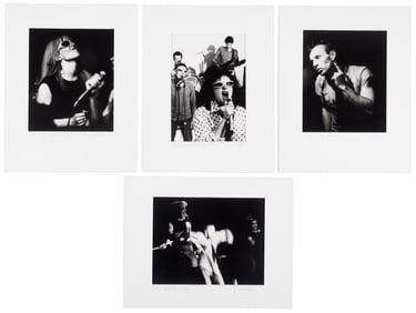Four Schachter photos of The Mutants