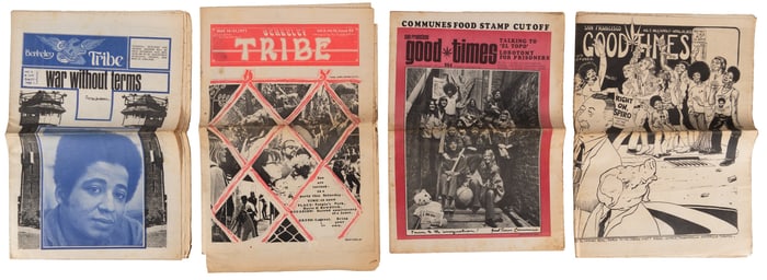 50 underground newspapers, early 1970s