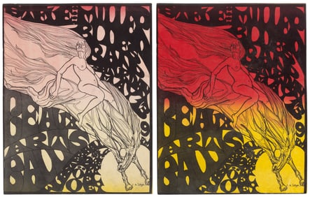 Beaux Arts Ball poster, 1967 - rare
