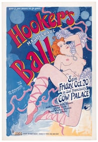 Hooker's Ball poster by Robert Gotsch, 1978