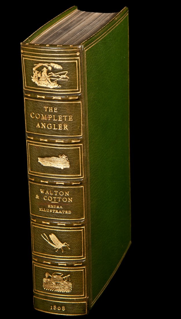 Walton's Complete Angler 1808 Extra-Illustrated: Title: The Complete Angler; or, Contemplative Man's Recreation: Being a Discourse on Rivers, Fish-Ponds, Fish, and Fishing. With Lives of the Authors & notes by John Hawkins Author: Walton, Izaak & Ch