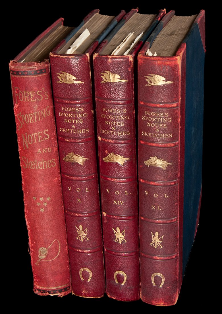 Fores's Sporting Notes & Sketches 4 vols: Title: Fores's Sporting Notes & Sketches: A Quarterly Magazine Descriptive of British, Indian, Colonial, and Foreign Sport - four volumes Author: ** Description: Volumes VI, X, XI, and XIV only (out o