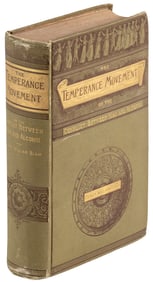With pro-temperance map of New York City