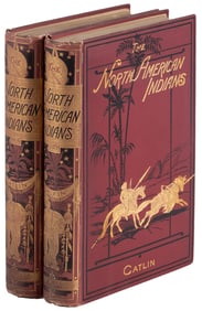 North American Indians by Catlin, 2 vols 1880