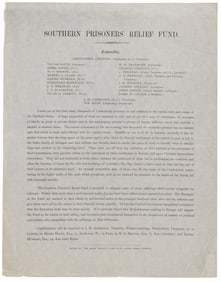 Rare Civil War broadside printed in Liverpool