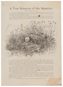Scarce advertisement for Civil War vet book