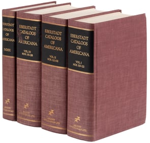 Annotated Eberstadt Catalogs of Americana 4vols