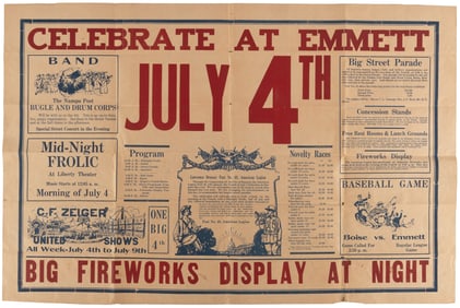 Celebrating 4th of July in Idaho