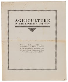 Prospects for agriculture in Lewiston, Idaho