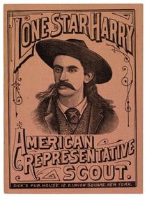 Lone Star Harry cowboy book, c.1894