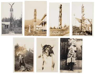 Postcards of Pacific Canadian First Peoples