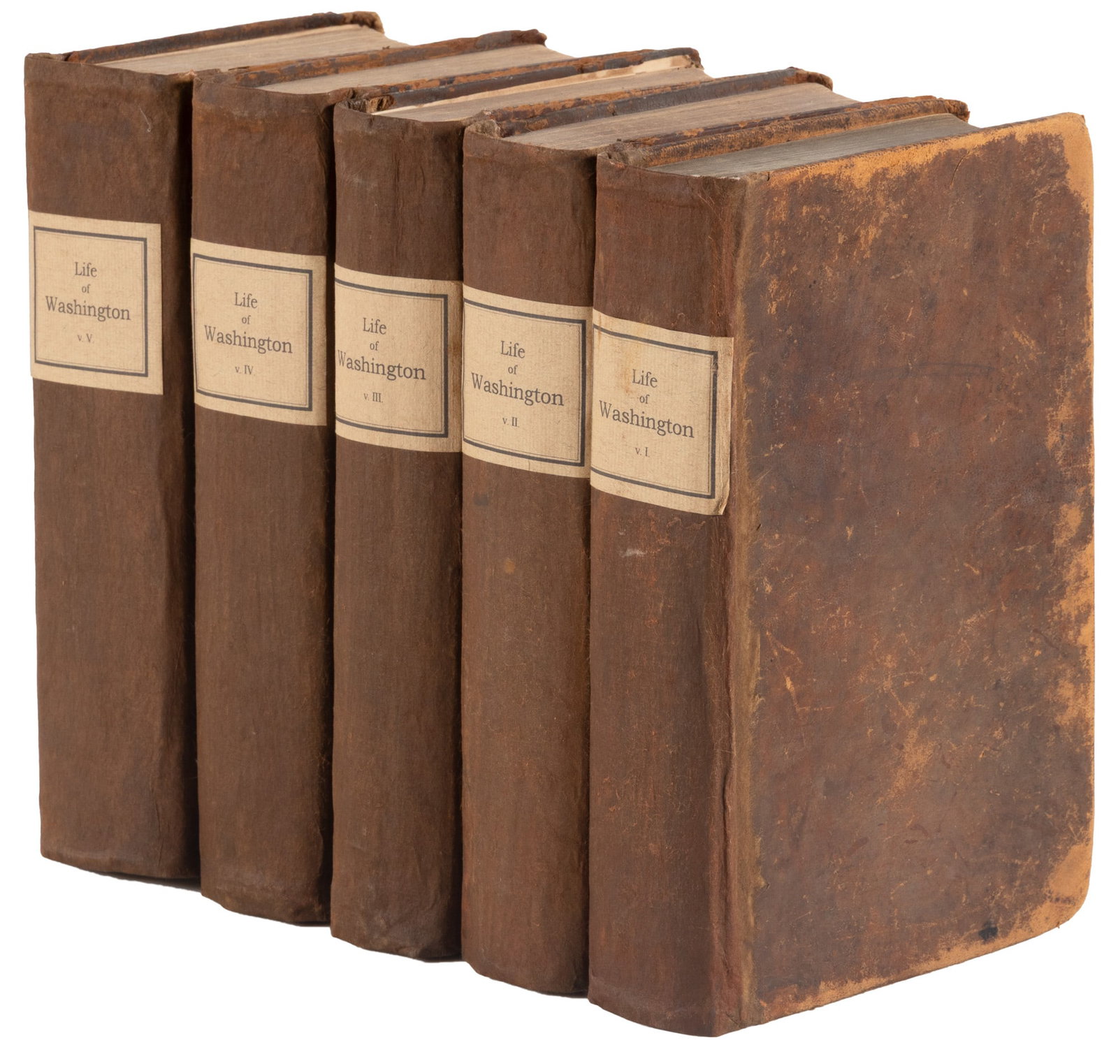 Marshall's Life of Washington: Heading: (Presidential, 1789) Author: Marshall, John Title: The Life of George Washington, Commander in Chief of the American Forces...and First President of the United States Place Published: Philade