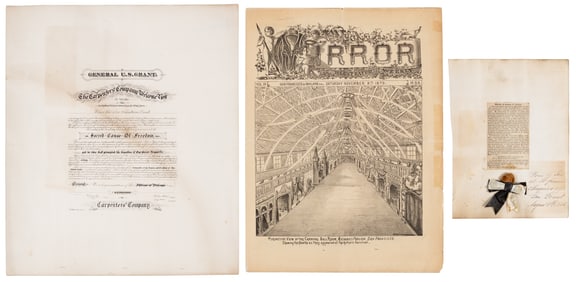 3 unusual items related to Pres. Grant