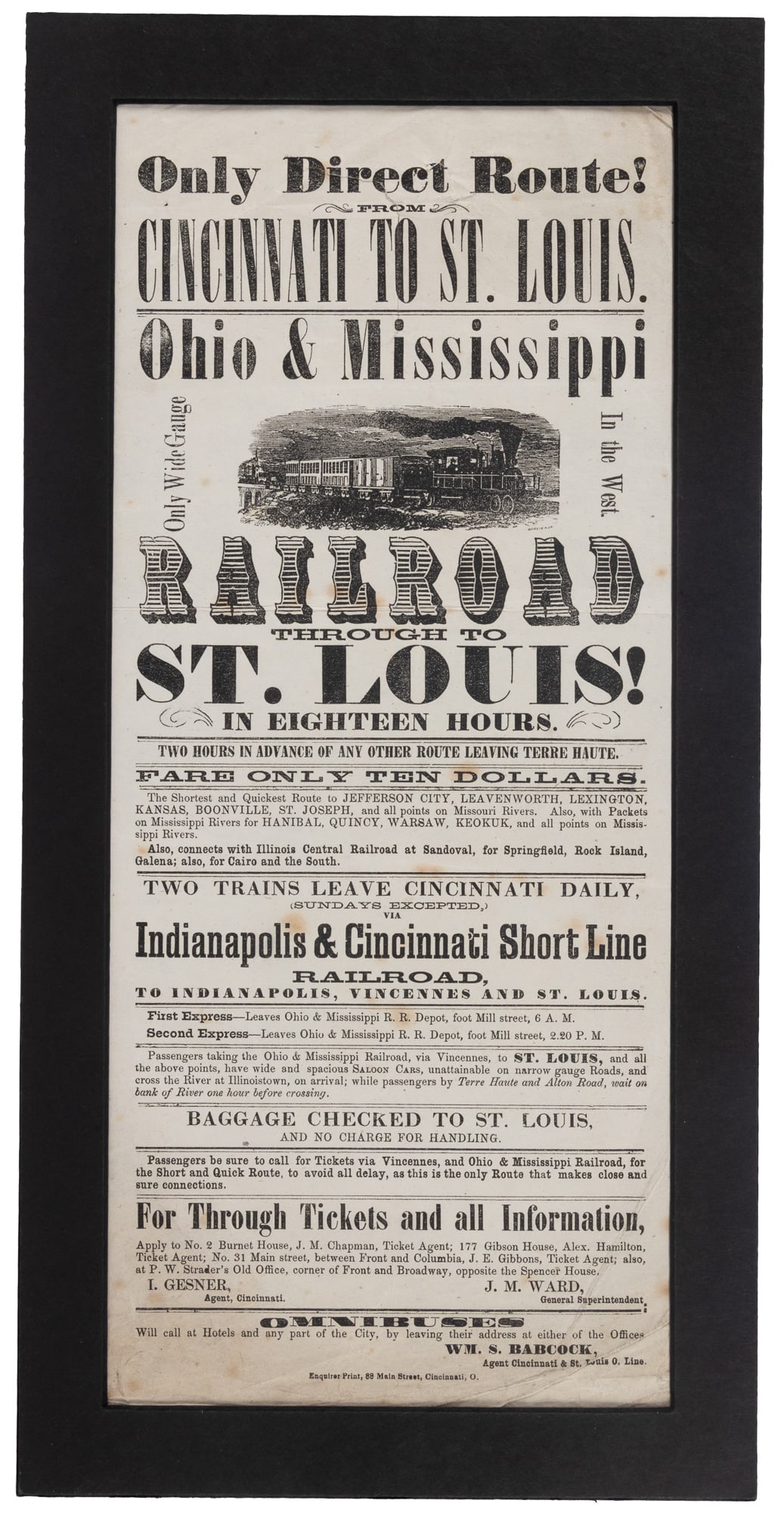 Fastest route from Cincinnati to Indianapolis (1 of 1)