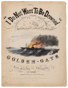 Frank Soulé's I Do Not Want to be Drowned, 1862