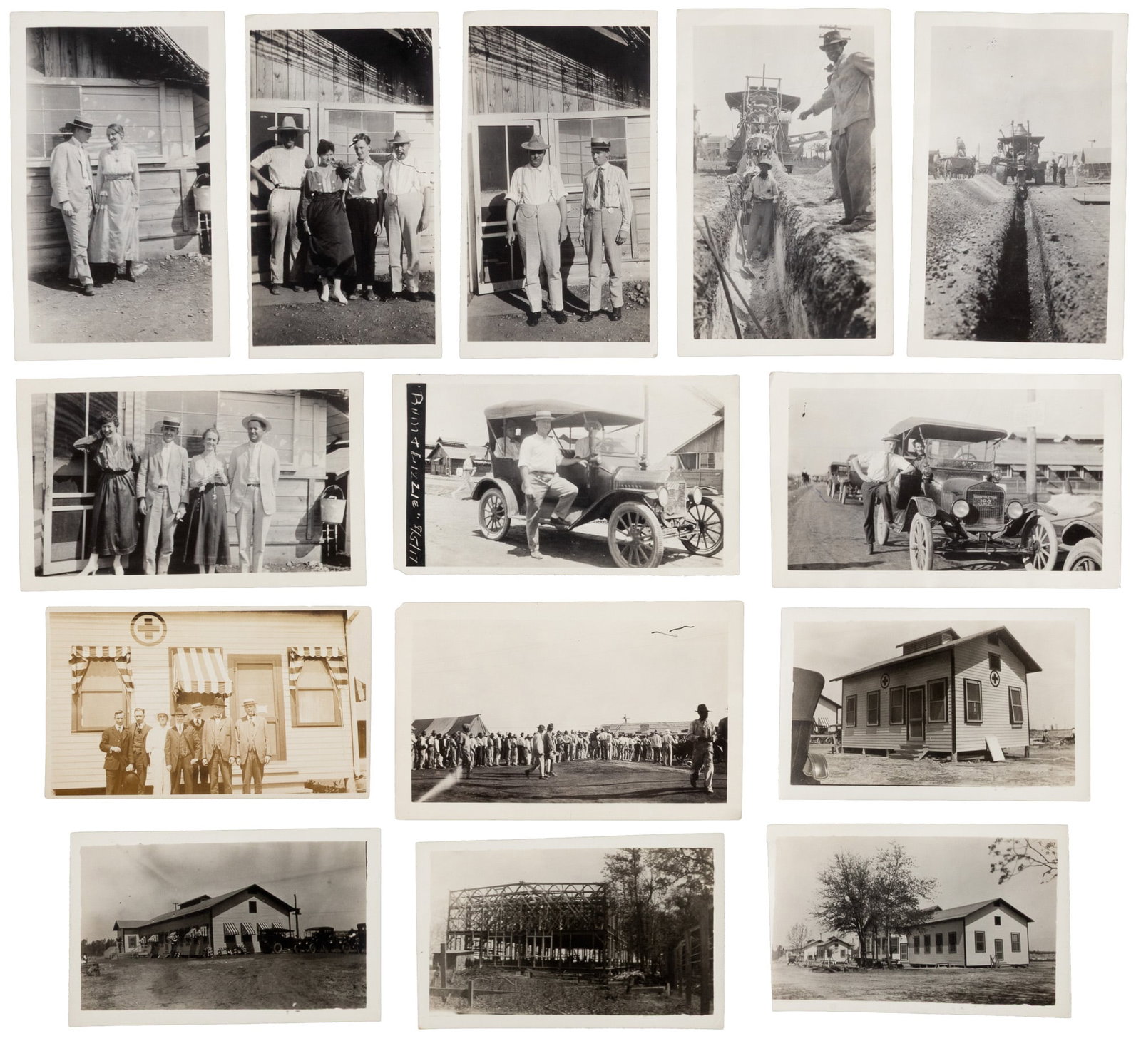 50 photographs from San Antonio: Heading: (Texas) Author: Title: 50 photographs of Fort Sam Houston in San Antonio, Texas Place Published: San Antonio Publisher: Date Published: 1917-1918 Description: 50 gelatin s