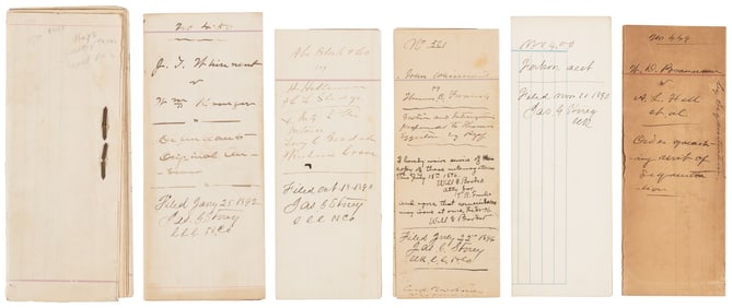 Court records of 19th c. Hays County, Texas