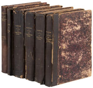 Cook's second voyage in French w/ Forster's vol.