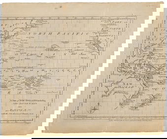 Map of Australia, 1787