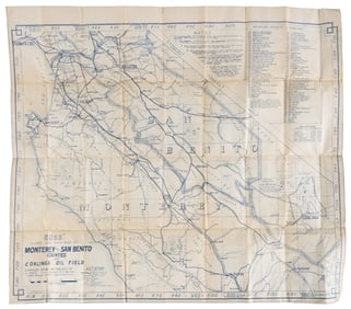 Auto Map of Monterey and San Benito Counties