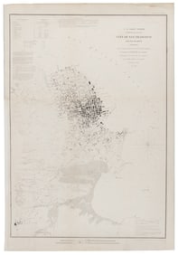 Coast Survey map of San Francisco 1853