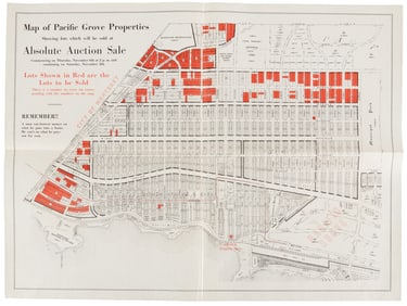 Real estate auction in Monterey County