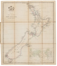 Early map of New Zealand, c.1841