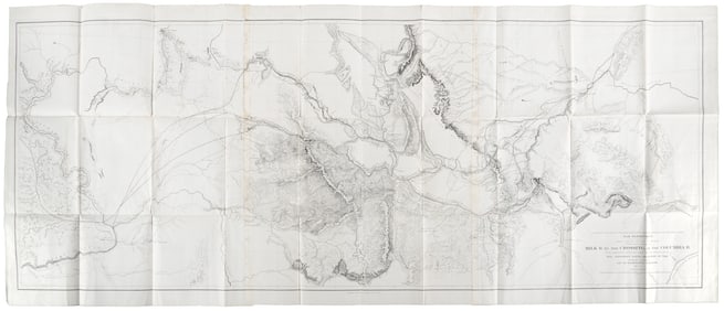 Railroad Survey Map near 47th-49th parallels