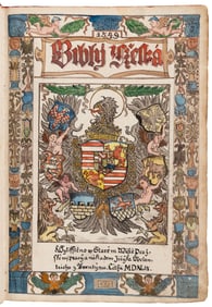 First Melantrich Bible, in Czech, 1549 Illustrated