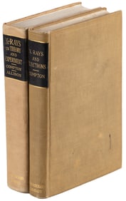 Arthur Compton's 1st book owned by David Webster