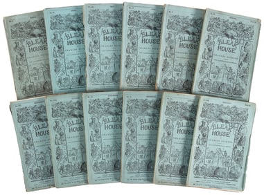 Dickens' Bleak House in original parts 1852-53