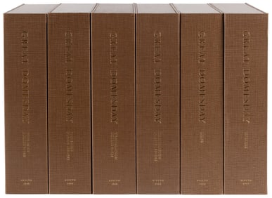Massive 6 volume set of the Domesday Book