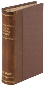 First Edition in English of Grimm's Fairy Tales Vol. I