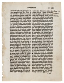 Incunable Wynkyn de Worde leaf, 1498
