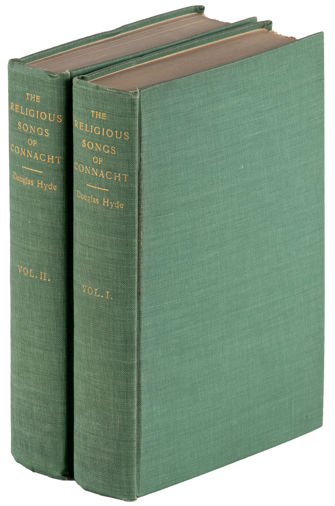 Poetry inscribed by first President of Ireland: Heading: (Ireland) Author: Hyde, Douglas (An Craoibhín Aoibhinn), editor Title: Abhra?in Diad?a Cu?ige Connac?t. Or, The Religious Songs of Connacht: A Collection of Poems, Stories, Prayers, Satires,