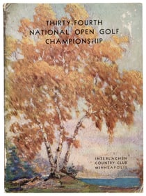 USGA National Open Golf 1930 at Interlachen CC