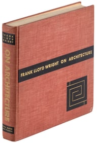 Frank Lloyd Wright on Architecture 1st ed. signed