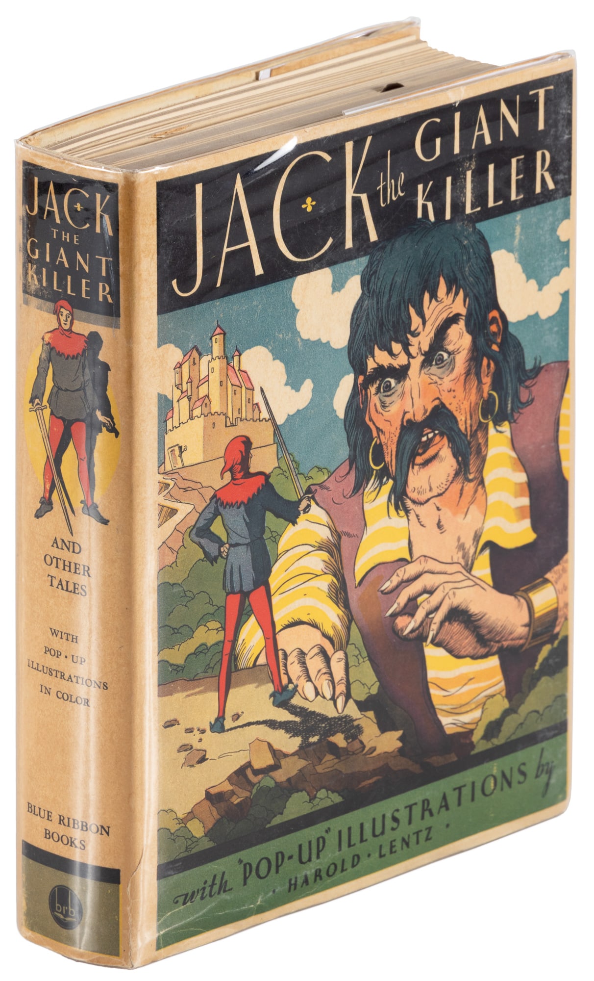Pop-Up Jack and the Giant Killer w/jacket: Heading: (Movable Books) Author: Lentz, Harold, illustrator Title: Jack the Giant Killer Place Published: New York Publisher:Blue Ribbon Books Date Published: [1932] Description: 96