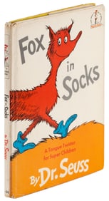 First Printing of Seuss's Fox in Socks, in dj