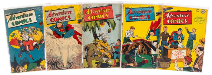 ADVENTURE COMICS #s 113-116, 119 * 5 Comics * DC Universe