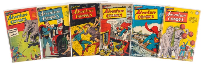 ADVENTURE COMICS #s 123, 125-127, 129, 135 * Six Comics * Superboy