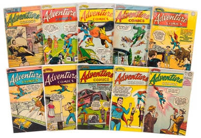 ADVENTURE COMICS #s 183-185, 187-189, 191-194 * 10 Comics