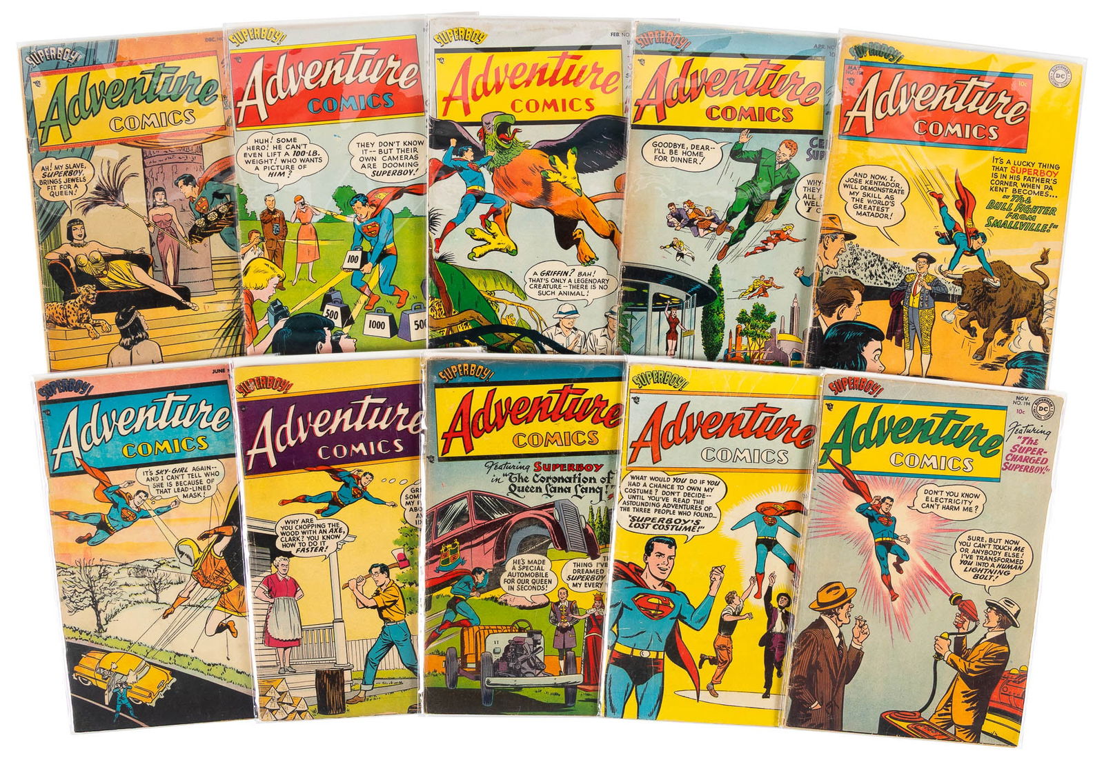 ADVENTURE COMICS #s 183-185, 187-189, 191-194 * 10 Comics (1 of 1)