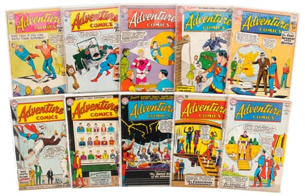 ADVENTURE COMICS #s 305-314 * Mostly VG