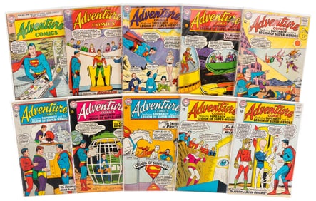 ADVENTURE COMICS #s 315-324 * Mostly VG