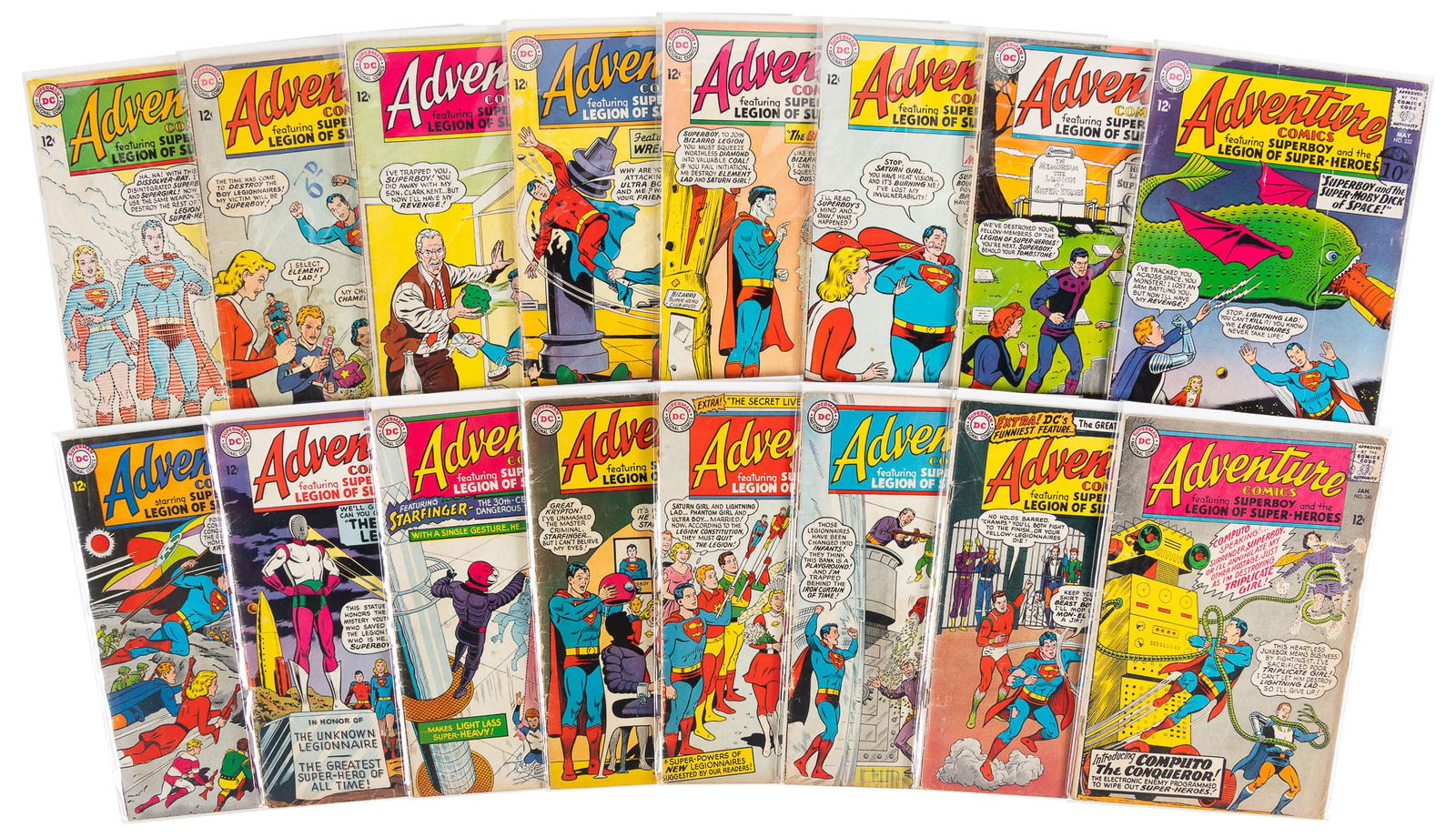ADVENTURE COMICS #s 325-340 * Mostly VG (1 of 1)