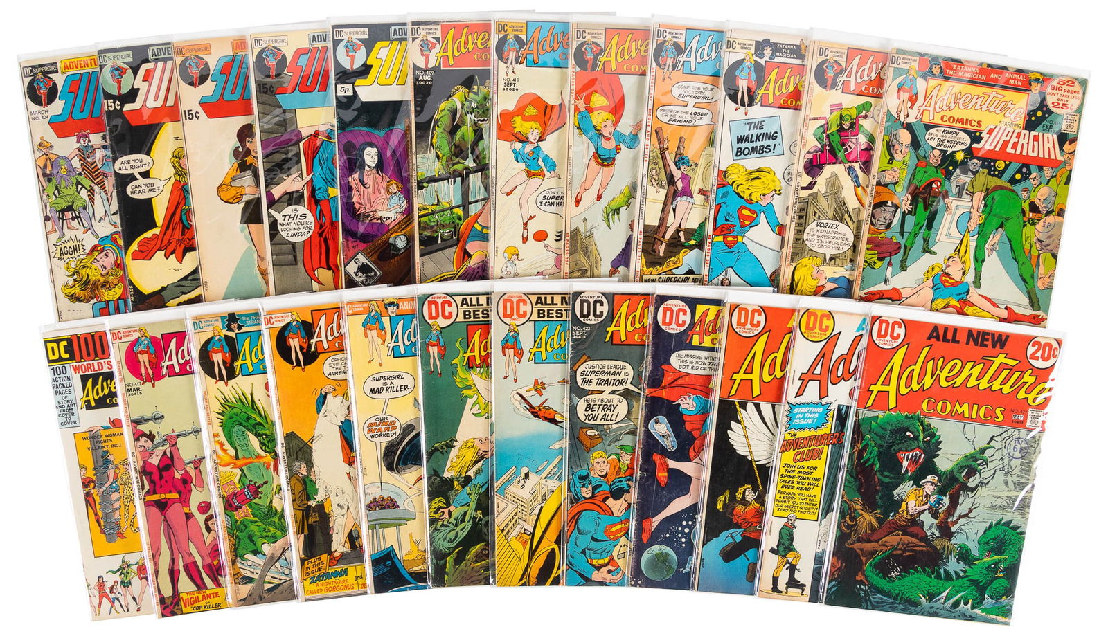 ADVENTURE COMICS #s 404-451 * Mostly VG+ (1 of 2)