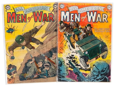 ALL-AMERICAN MEN of WAR #s 127 & 128 * 1st & 2nd Issues