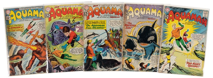 AQUAMAN #s 1, 2, 3, 5, 6 * 5 Comics * DC Universe Collection